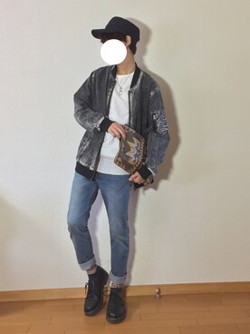 「SEVENDAYS=SUNDAY（セブンデイズサンデイ）のアイテム（バッグ）」を使った、Kazuyukiさん（メンズ・170cm）の春コーディネート