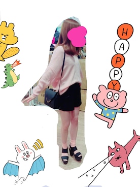 「ピンクニット」｜chaii2015さん（レディース・162cm）の秋コーディネート