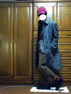 「LOVELESS（ラブレス）のアイテム（その他アウター）」を使った、tebaさん（メンズ・166cm）の秋コーディネート