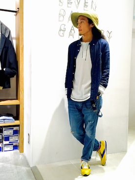 伊宝田優真さん(メンズ・175cm)の秋コーディネート