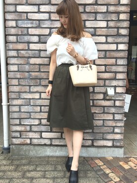「サマンサタバサ」｜「アイテム（その他シューズ）」を使った、kanyaさん（レディース・162cm）の夏コーディネート