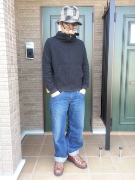 「FINAL HOME（ファイナルホーム）のアイテム」を使った、シゲさん（メンズ・170cm）の春コーディネート