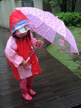 「GEORGE'S（ジョージズ）のアイテム（ハット、その他）」を使った、naohonoさん（レディース・80cm）の夏コーディネート