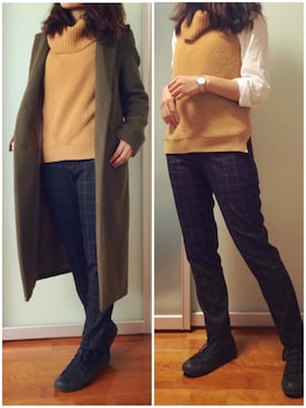 「Twenty Three（トゥウェンティー　スリー）のアイテム」を使った、Tsubasa Hamaokaさん（レディース・155cm）の冬コーディネート