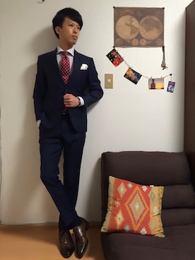 「プレーントゥ」｜kimiさん（メンズ・170cm・20代）の春コーディネート
