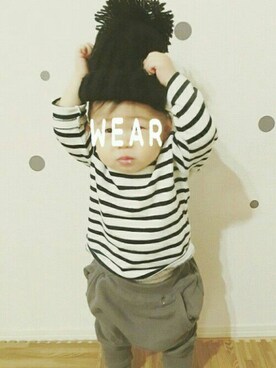HaNaさん（キッズ・80cm）の秋コーディネート
