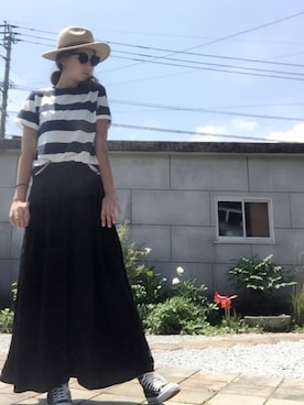 「スカンツGU」｜Erieさん（レディース・170cm）の春コーディネート
