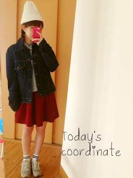 「スウェット×シャツ」｜⁑⁑ぁぃ⁑⁑さん（レディース・158cm）の冬コーディネート