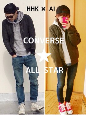 「スウェット×シャツ」｜「アイテム（その他）」を使った、⁑⁑ぁぃ⁑⁑さん（レディース・158cm）の冬コーディネート