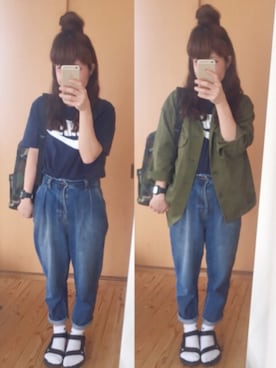 「アイテム（ピアス（両耳用））」を使った、⁑⁑ぁぃ⁑⁑さん（レディース・158cm・30代）の春コーディネート