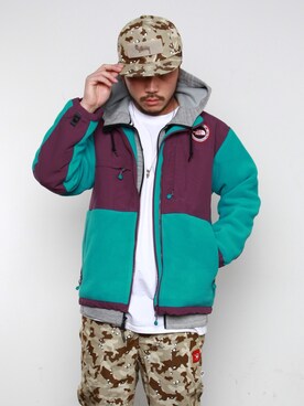 「thenorthface」｜「アイテム（その他アウター）」を使った、lee jh さん（メンズ・172cm）の夏コーディネート