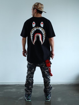「HUF」｜「アイテム（財布/小物）」を使った、lee jh さん（メンズ・172cm）の夏コーディネート