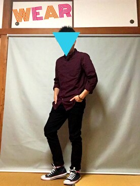 「TOPMAN（トップマン）のアイテム（アクセサリー）」を使った、T&Tさん（メンズ・172cm）の秋コーディネート