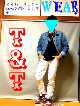 「しまむら（シマムラ）のアイテム（アクセサリー）」を使った、T&Tさん（メンズ・172cm）の秋コーディネート