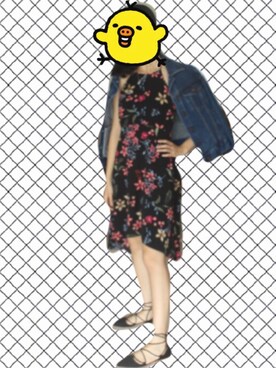 「stradivarius（ストラディバリウス）のアイテム（ワンピース/ドレス）」を使った、はるちゃん☆さん（レディース・162cm）の夏コーディネート
