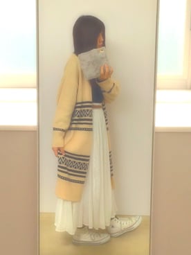 「FUN（ファン）のアイテム（その他アウター）」を使った、Ｈａｎａ ❁さん（レディース・156cm）の秋コーディネート