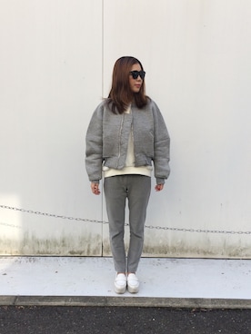 「AZUL ENCANTO（アズールエンカント）のアイテム」を使った、HANAKOSUGAさん（レディース・158cm）の冬コーディネート