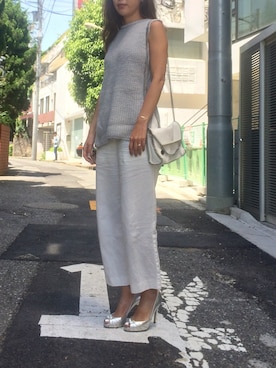 「AZUL ENCANTO（アズールエンカント）のアイテム」を使った、HANAKOSUGAさん（レディース・158cm）の春コーディネート