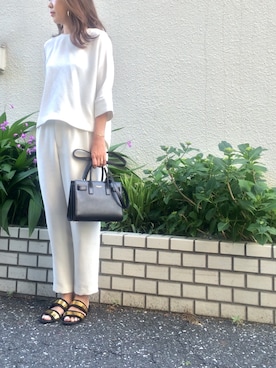 「アイテム（その他トップス）」を使った、HANAKOSUGAさん（レディース・158cm）の夏コーディネート