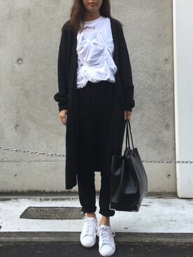 「アイテム（タンクトップ）」を使った、HANAKOSUGAさん（レディース・158cm）の秋コーディネート