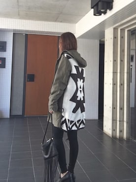 「SMIR NASLI（サミールナスリ）のアイテム」を使った、HANAKOSUGAさん（レディース・158cm）の秋コーディネート