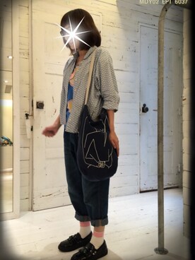 「FRAPBOIS half」｜「アイテム（アクセサリー）」を使った、ひかる(Hikaru☆)さん（レディース・157cm）の夏コーディネート