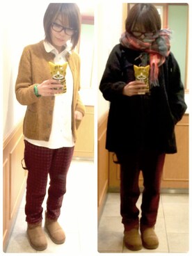 ひかる(Hikaru☆)さん(レディース・157cm)の冬コーディネート