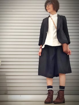 「AlexanderLeeChang（アレキサンダーリーチャン）のアイテム（レッグウェア）」を使った、ひかる(Hikaru☆)さん（レディース・157cm）の秋コーディネート