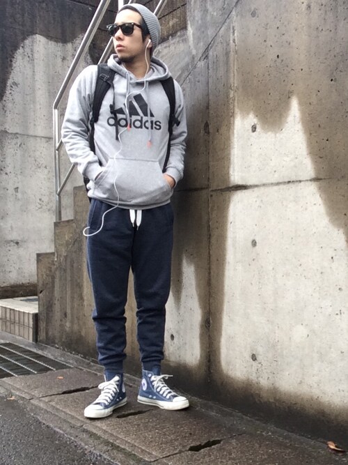Ryuta Ikeda Adidasのパーカーを使ったコーディネート Wear