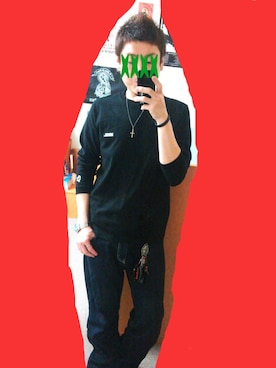 「MOUSSY（マウジー）のアイテム（アクセサリー）」を使った、Akittoさん（メンズ・170cm）の夏コーディネート