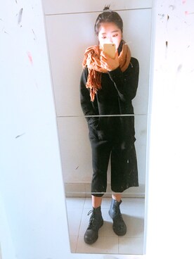 「MONKI（モンキ）のアイテム（パーカー）」を使った、-NINJIA-さん（レディース・158cm）の秋コーディネート