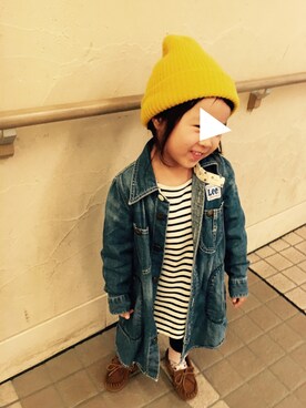 miinaさん（キッズ・100cm）の秋コーディネート
