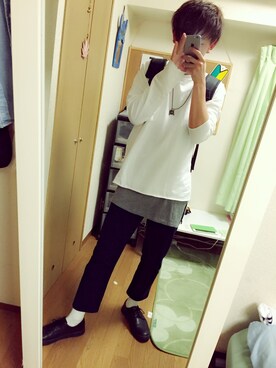 「ゆるく」｜りっさん（メンズ・175cm）の秋コーディネート