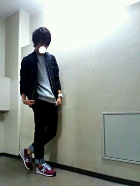 「アイテム（MA-1）」を使った、Daikiさん（メンズ・182cm・10代）の秋コーディネート