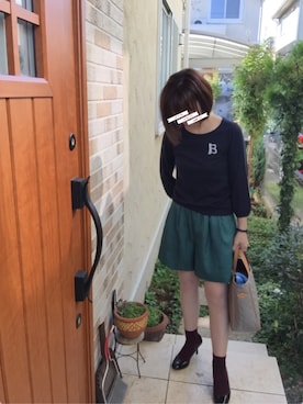 「MZ WALLACE（エムジーウォレス）のアイテム」を使った、琥珀さん（レディース・154cm）の秋コーディネート