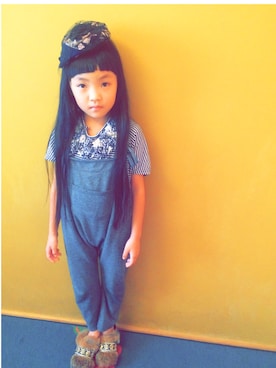 「RETORON（レトロン）のアイテム」を使った、meiさん（キッズ・110cm）の夏コーディネート