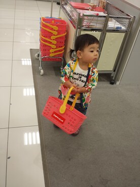 「ブーフーウー(BOOFOOWOO CO.,LTD.)」｜せれなさん（キッズ・80cm）の夏コーディネート