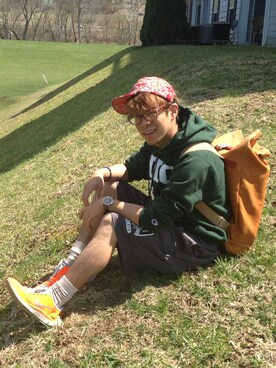 なべさん（メンズ・160cm）の春コーディネート