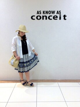 「ASZAKKA（アザッカ）のアイテム（バッグ）」を使った、まいまいさん（レディース・157cm）の春コーディネート