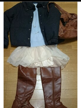 「McGREGOR CLASSIC（マックレガークラシック）のアイテム（ジャケット/アウター）」を使った、はみさん（レディース・160cm）の春コーディネート