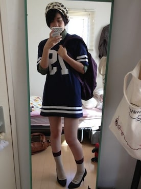 「WEGO（ウィゴー）のアイテム（ワンピース/ドレス）」を使った、いろはさん（メンズ・168cm）の秋コーディネート