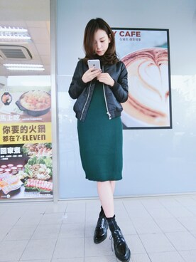 Kimyさん（レディース・163cm）の冬コーディネート