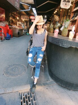 Kimyさん（レディース・163cm）の春コーディネート