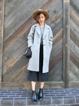 Kimyさん（レディース・163cm）の冬コーディネート