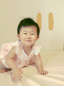「babygap」｜「アイテム（チュニック）」を使った、ripoさん（キッズ・80cm）の秋コーディネート
