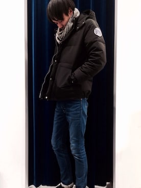「TRANS CONTINENTS（トランスコンチネンツ）のアイテム（ブルゾン）」を使った、takashi.nさん（メンズ・186cm）の秋コーディネート
