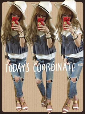 hi__chan¨̮♥︎さん(レディース・160cm)の夏コーディネート