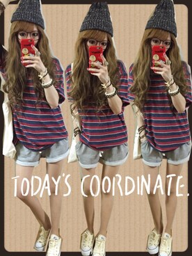 hi__chan¨̮♥︎さん(レディース・160cm)の夏コーディネート