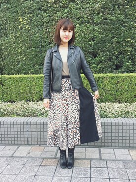 manaさん（レディース・157cm）の秋コーディネート