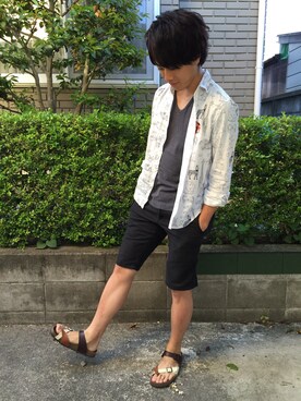 Mizuki Shimadaさん（メンズ・180cm）の夏コーディネート